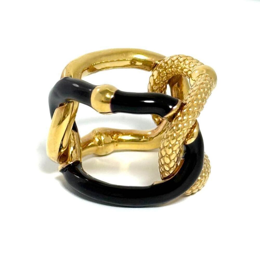 BOTTEGA VENETA Silver Intrecciato Ring